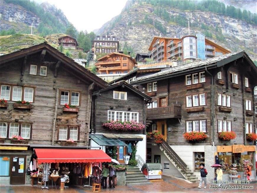 【瑞士冰河列車旅遊】❤️瑞士策馬特zermatt到聖莫里茲住宿 世界最美國家旅行(下)!! - 第3張圖