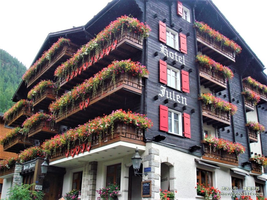 【瑞士冰河列車旅遊】❤️瑞士策馬特zermatt到聖莫里茲住宿 世界最美國家旅行(下)!! - 第9張圖