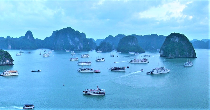 新世界七大自然奇景  越南下龍灣
