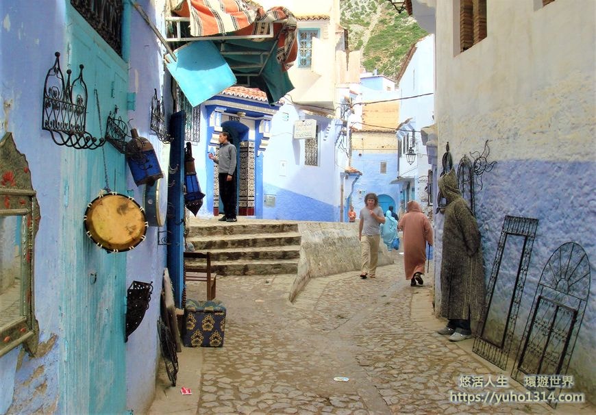 契夫蕭安/舍夫沙萬❤️夢幻摩洛哥藍色小鎮 藍色山城Chefchaouen 美照拍到手軟! - 第44張圖