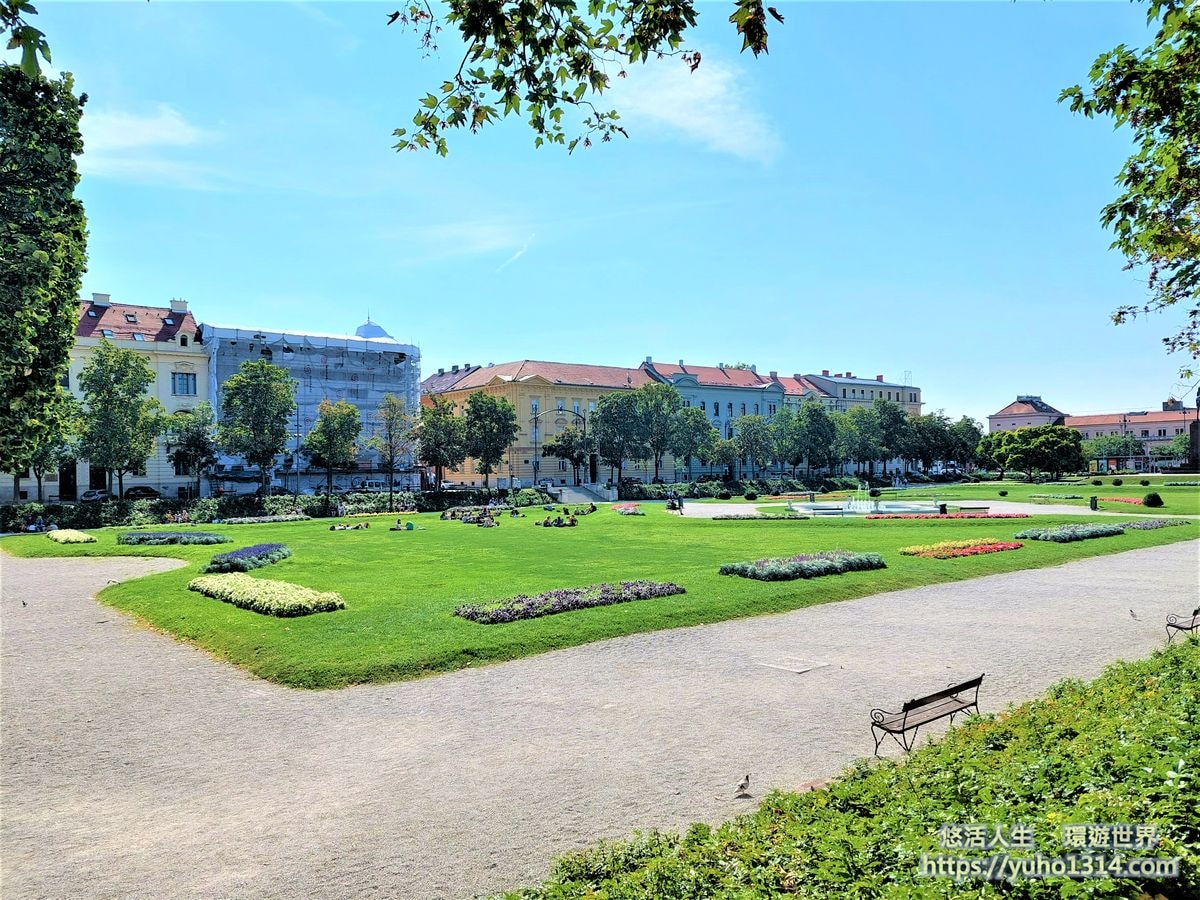 薩格勒布自由行 6個<strong>克羅埃西亞首都Zagreb</strong>旅遊<strong>方式推薦</strong>(含景點 住宿 必買)<strong>!</strong> - 第14張圖 建議薩格勒布景點可沿著美麗的Park Josipa Jurja Strossmayera公園(景2)散步前往