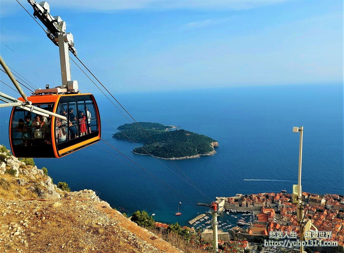克羅埃西亞杜布羅夫尼克dubrovnik┃5個優美迷人自由行旅遊景點《冰與火之歌:權力遊戲》影迷不能錯過 - 第31張圖 杜布羅夫尼克交通纜車 dubrovnik纜車