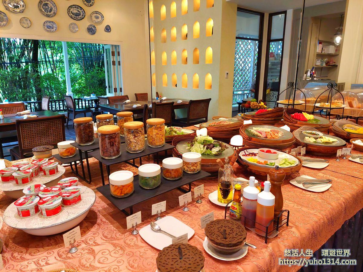 清邁飯店推薦/清邁酒店推介❤️清邁推薦住宿CP值高且超美的平價5星級殖民地精品飯店👍 - 第19張圖 清邁飯店早餐