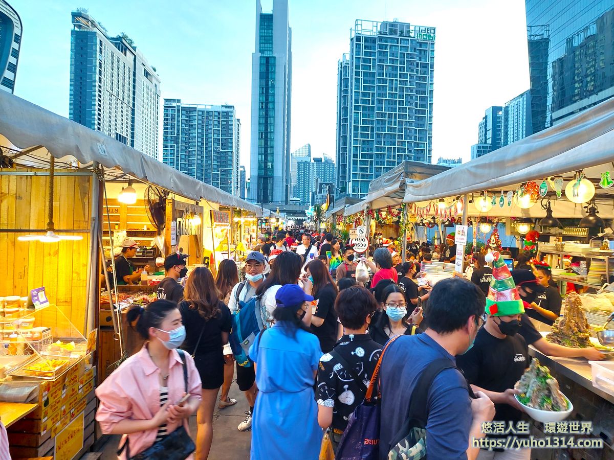 bkk住宿2025❤️精選曼谷平價便宜住宿地點交通方便BTS MRT 10站10間1000元 - 第24張圖 曼谷喬德夜市JODD FAIRS區住宿推薦