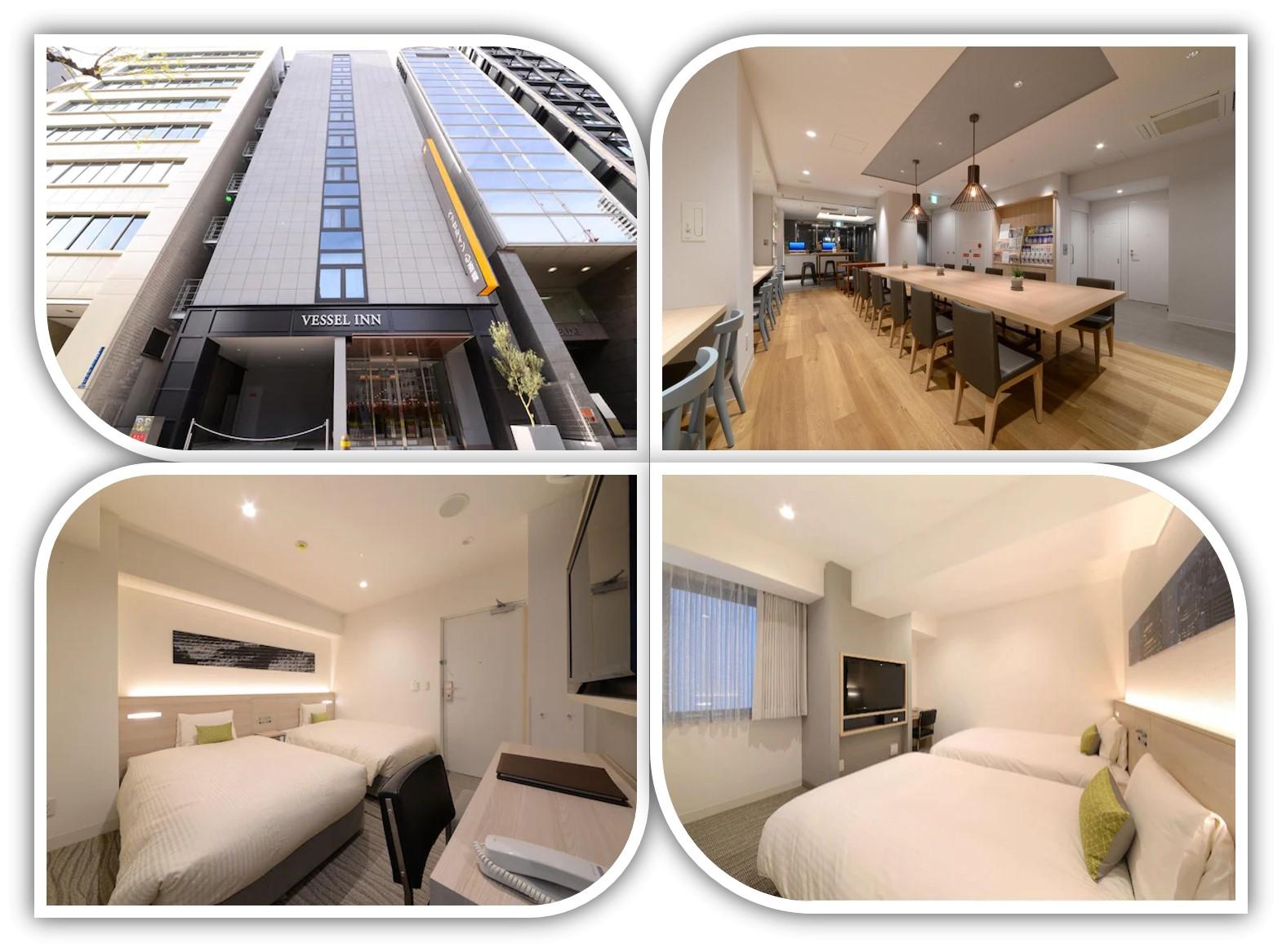 大阪平價住宿推薦 vessel inn 心齋橋  Vessel Inn Shinsaibashi