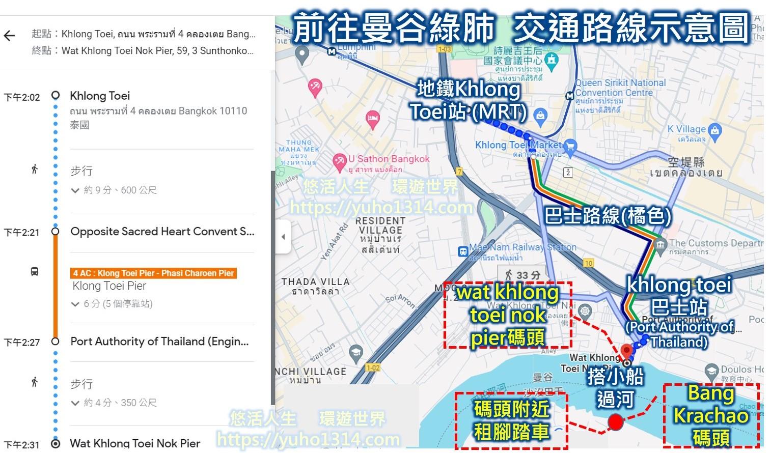 曼谷私房景點2025❤️泰國【曼谷近郊景點/曼谷自然景點/水上市場推薦】獨特有趣「曼谷綠肺」! - 第3張圖 曼谷近郊景點 曼谷自然景點交通地圖 曼谷綠肺交通 曼谷私房景點