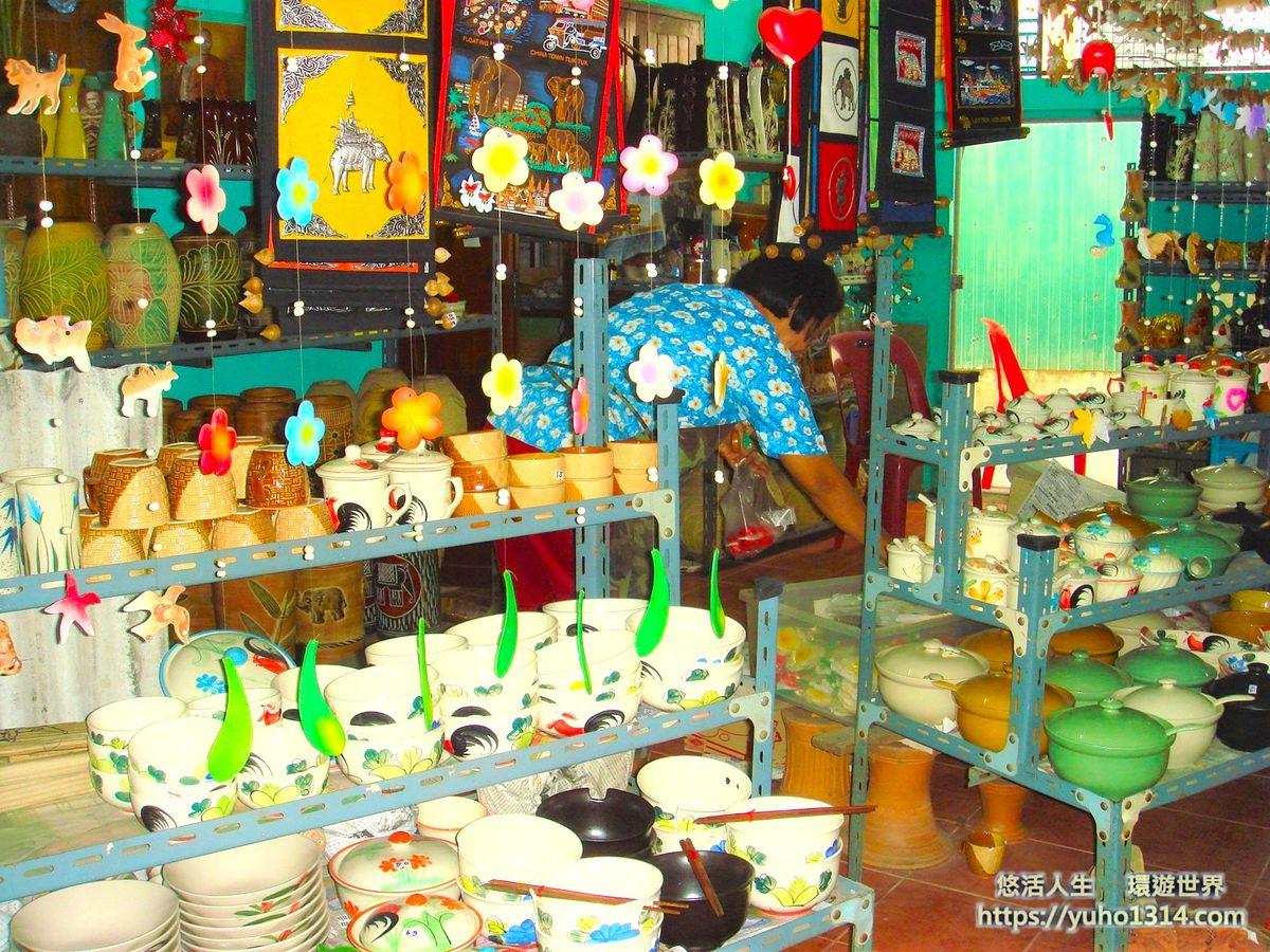 曼谷近郊景點 /曼谷近郊自由行❤️泰國曼谷周末獨特有趣的假日市集景點-陶瓷島koh kret - 第5張圖