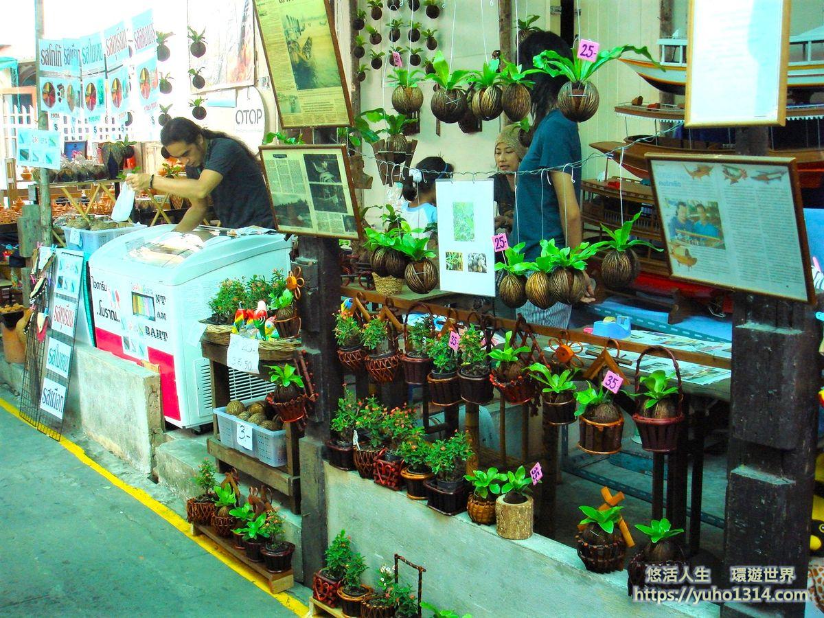 曼谷近郊景點 /曼谷近郊自由行❤️泰國曼谷周末獨特有趣的假日市集景點-陶瓷島koh kret - 第6張圖