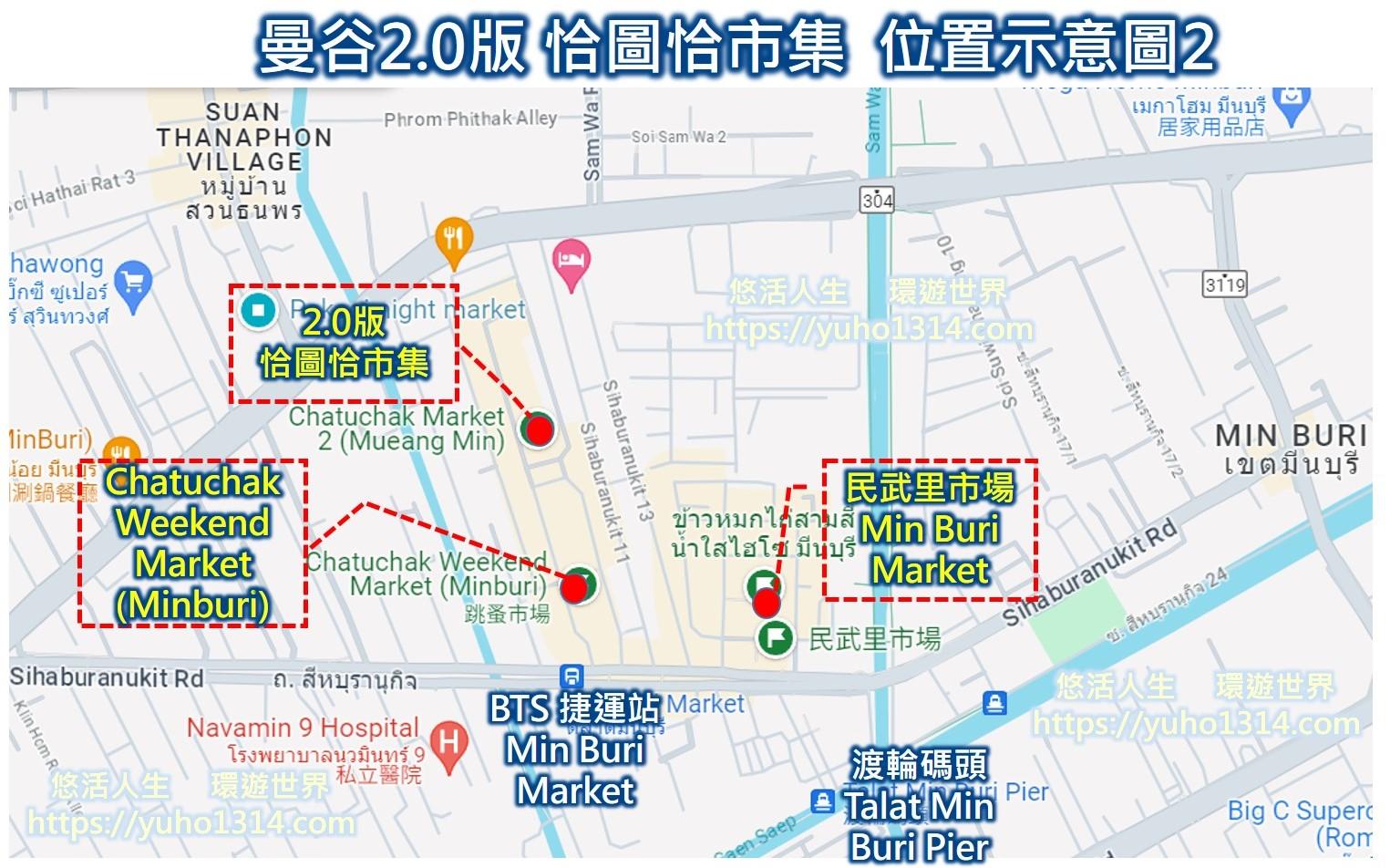 2.0 版 恰圖恰市集地圖