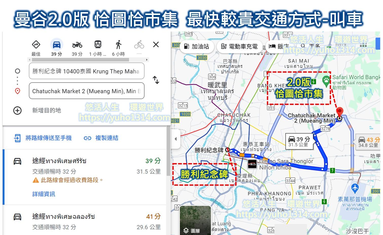2.0版 恰圖恰市集交通