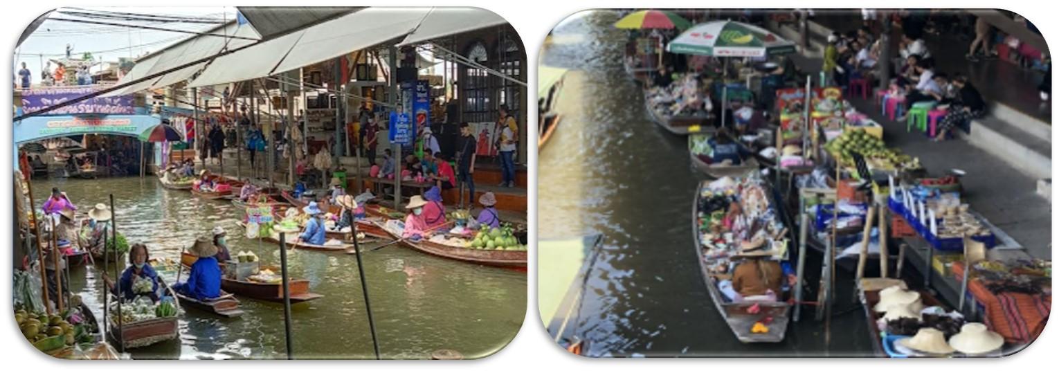 丹嫩莎朵水上市場 Damnoen Saduak Floating Market