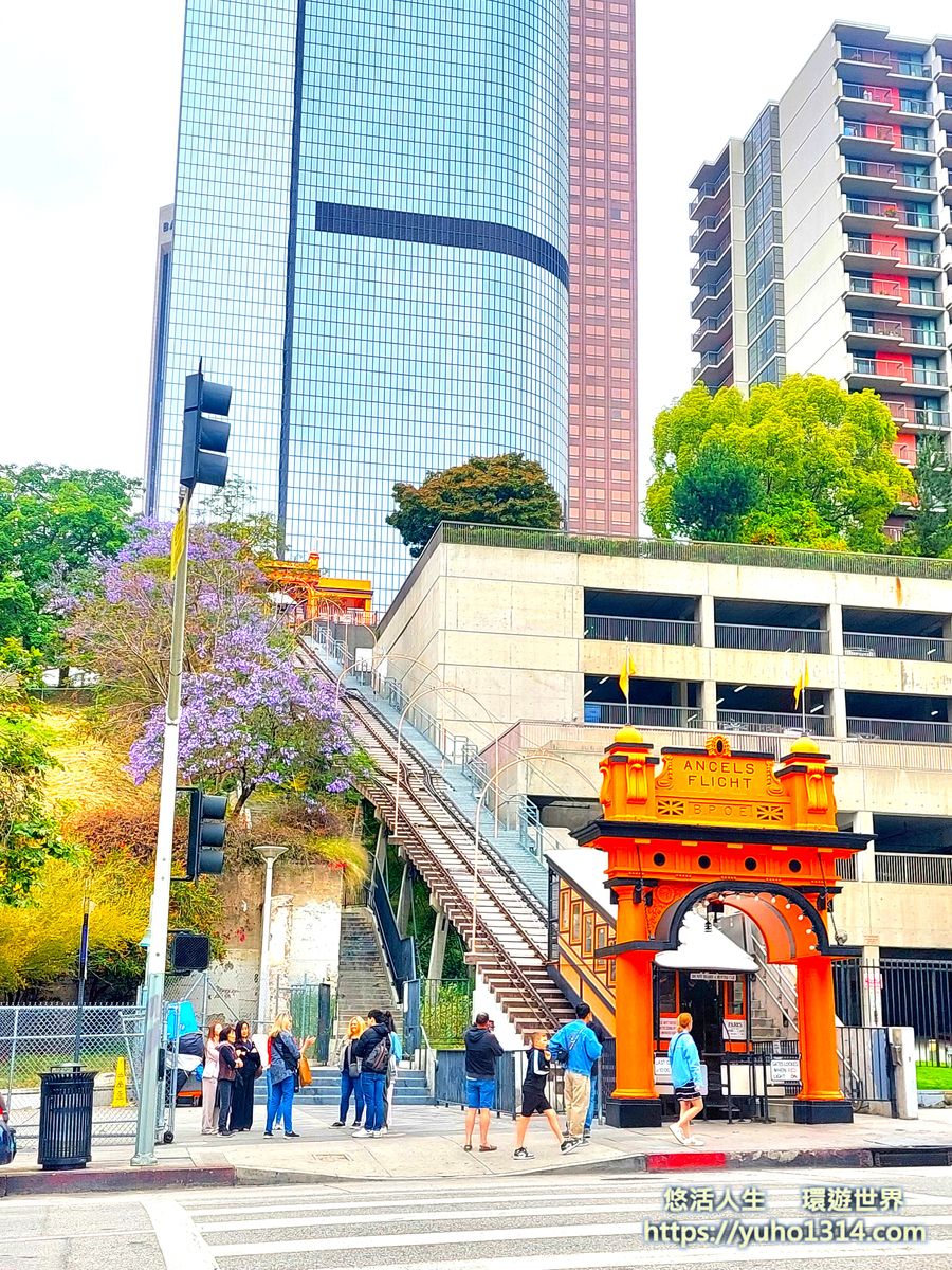 la downtown景點1.天使鐵路Angels Flight Railway  