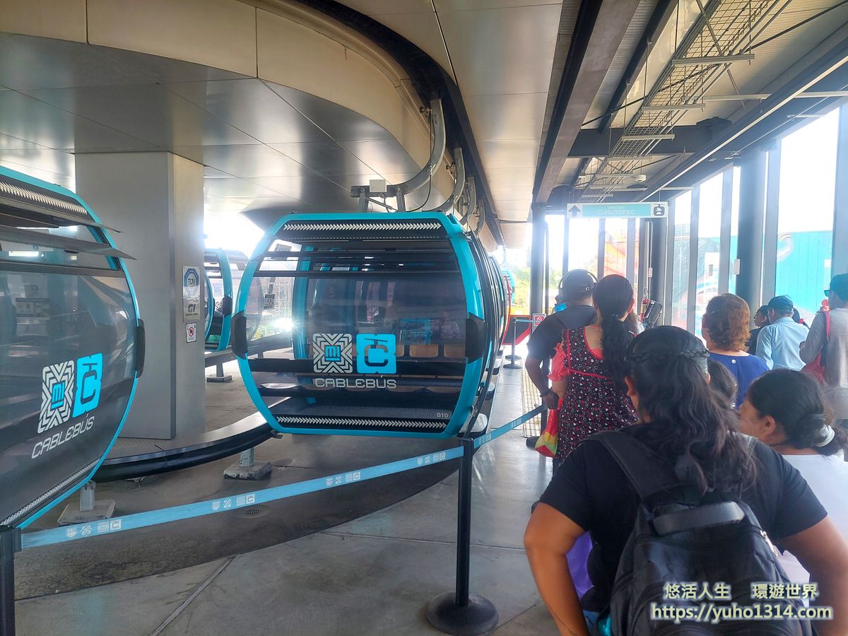 墨西哥自由行自助旅行❤️墨西哥市/墨西哥城旅遊 亡靈節 景點 交通 美食 住宿安全 旅遊季節心得 - 第19張圖 墨西哥城/墨西哥市纜車(CABLE BUS)