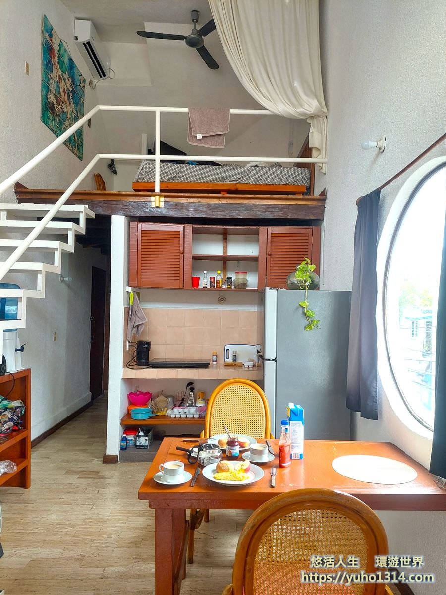 墨西哥坎昆cancun自由行 坎昆住宿酒店度假 坎昆交通景點 奇琴伊察攻略 - 第11張圖 坎昆住宿1.Margaritas101附廚房的公寓