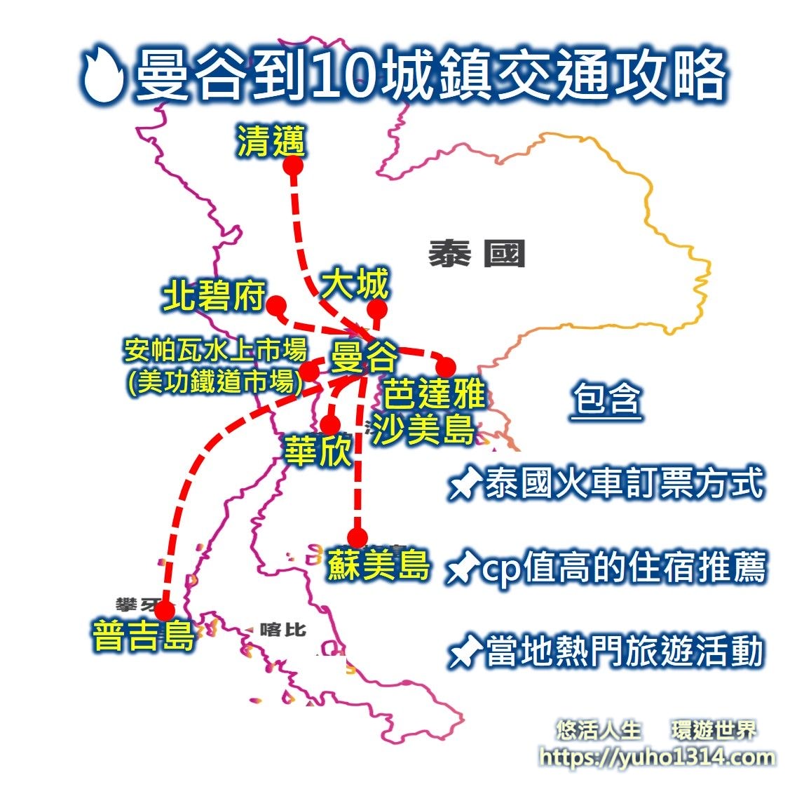 泰國巴士 泰國臥鋪火車 泰國交通工具2025-曼谷到10城鎮交通❤️泰國火車官網訂票教學 - 第1張圖 泰國交通 泰國火車訂票教學 泰國交通工具 泰國交通攻略 泰國巴士 泰國火車訂票
曼谷火車站 泰國臥鋪火車訂票
曼谷到芭達雅交通 芭達雅到曼谷交通 曼谷到芭達雅包車
曼谷到安帕瓦水上市場 曼谷到美功鐵路市場 美功鐵道市場交通
曼谷到大城 曼谷到華欣 曼谷到北碧府 曼谷到沙美島 曼谷到普吉島
曼谷到蘇美島 曼谷到清邁交通
曼谷到清邁飛機 曼谷到清邁巴士
曼谷到清邁火車 曼谷去清邁火車
清邁到曼谷火車