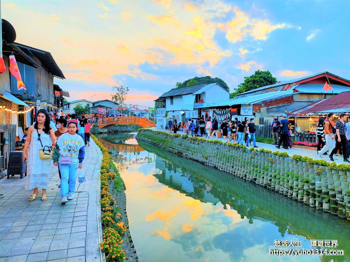 【清邁夜市推薦2025】❤️清邁景點推薦 清邁版”小樽運河” 湄卡運河夜市(清邁平日夜市) - 第7張圖