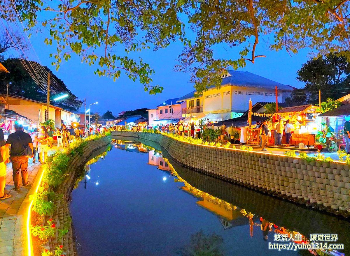 【清邁夜市推薦2025】❤️清邁景點推薦 清邁版”小樽運河” 湄卡運河夜市(清邁平日夜市) - 第9張圖