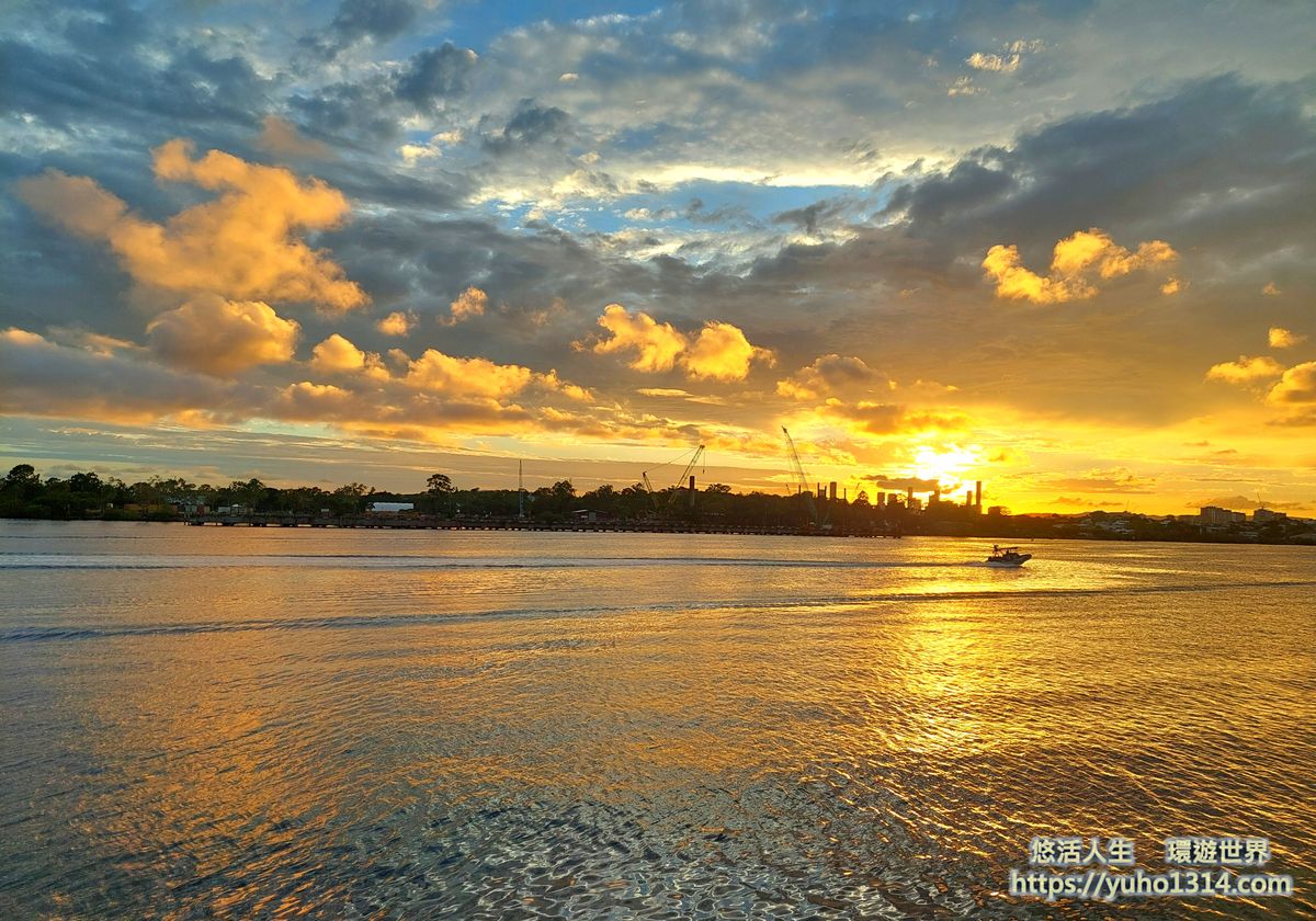澳洲/ 布里斯本Brisbane/ 搭渡輪拍夕陽