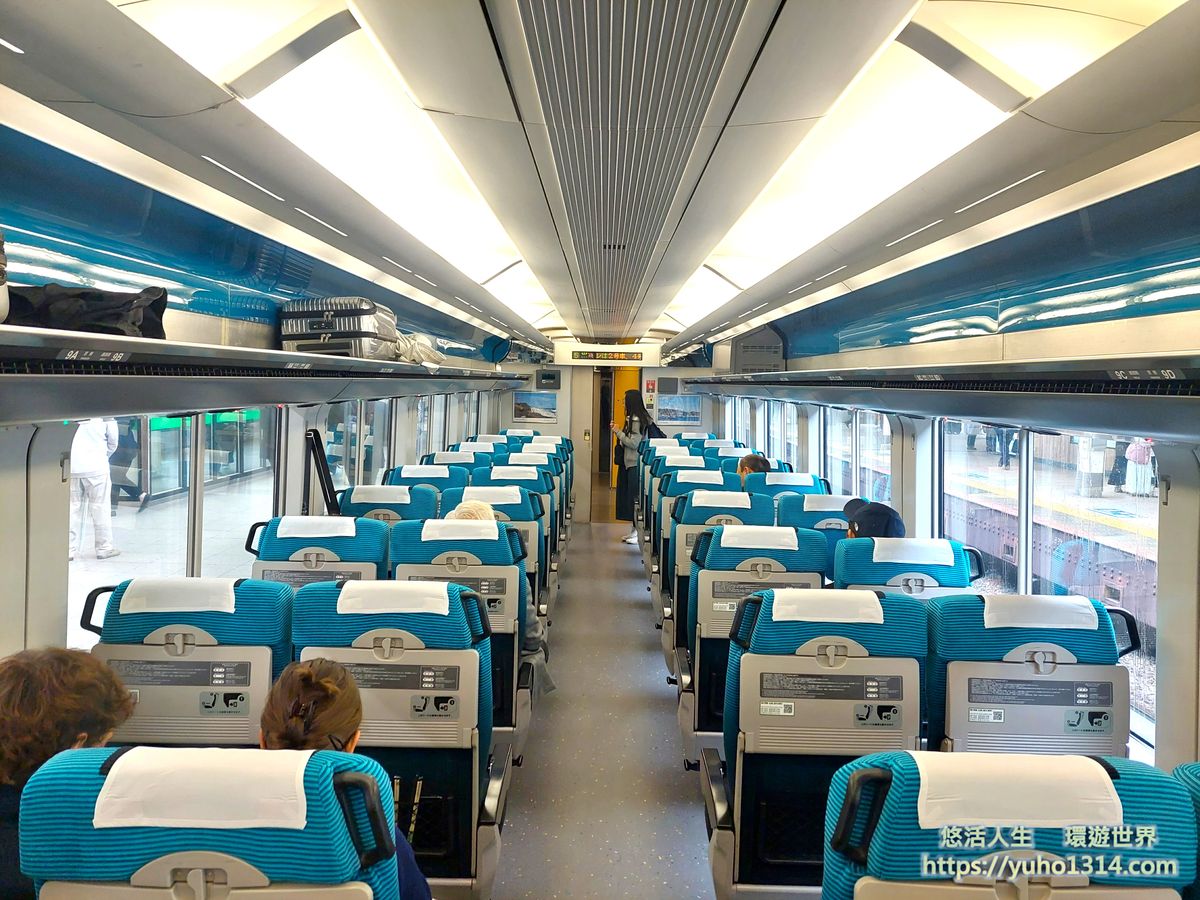 日本踴子號火車內部