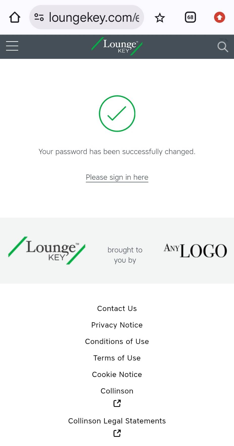 LoungeKey App註冊流程