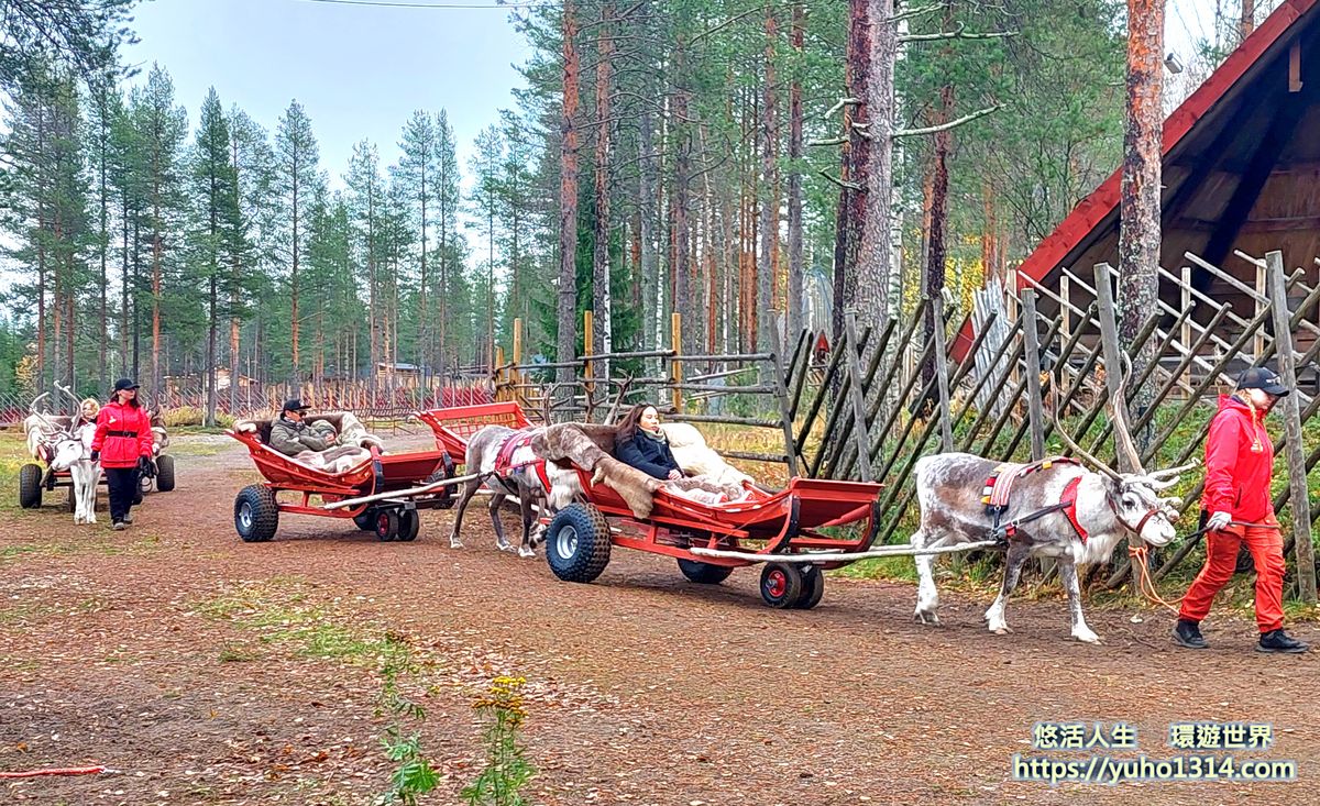 聖誕老人村馴鹿拉車Santa-Claus-Village