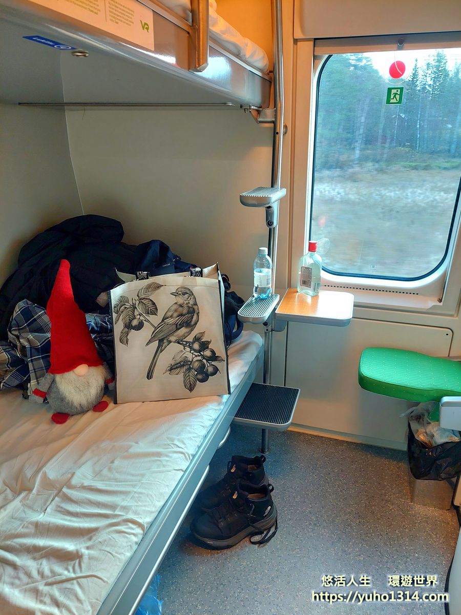 芬蘭北極特快車內部 聖誕老人火車內部