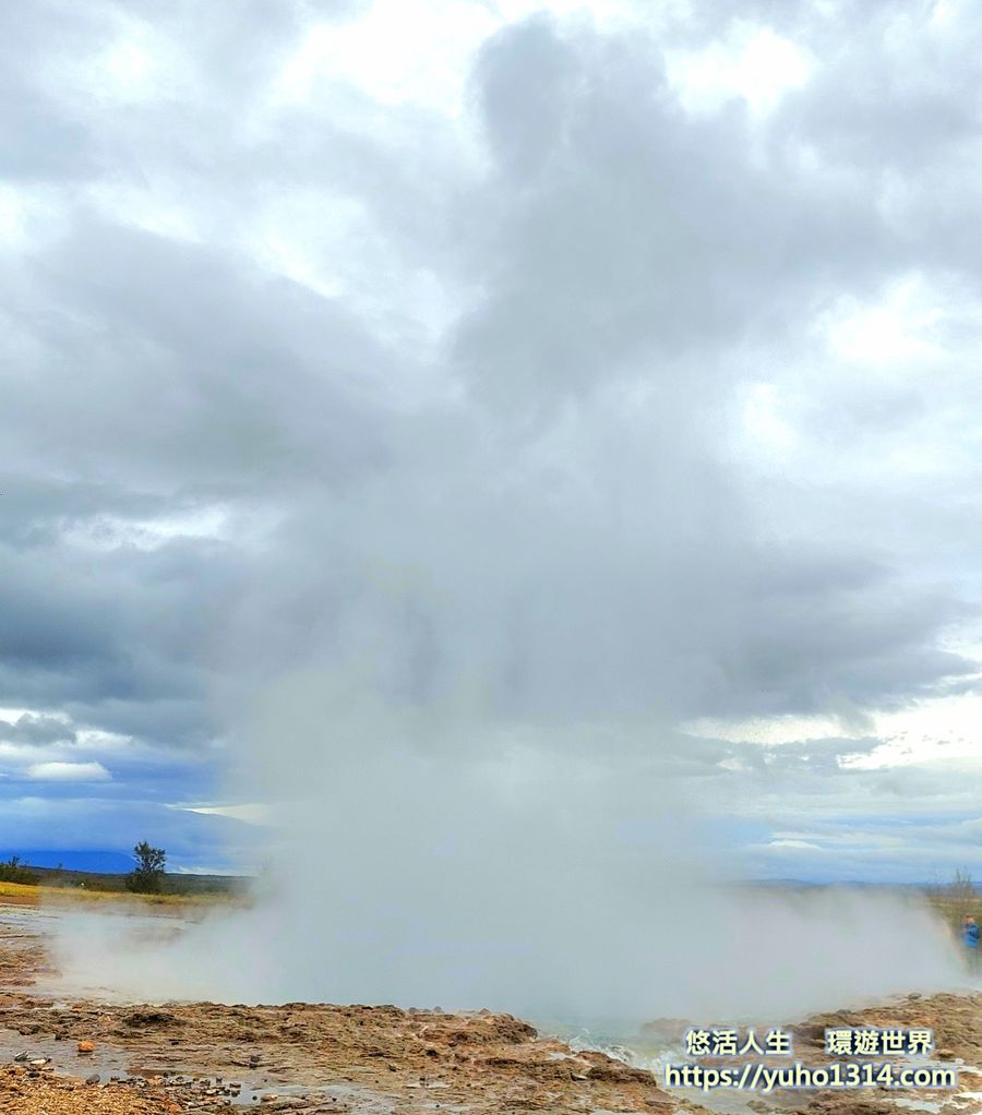 冰島黃金圈Strokkur 間歇泉