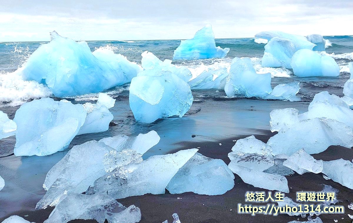 冰島景點建議 鑽石沙灘Diamond Beach