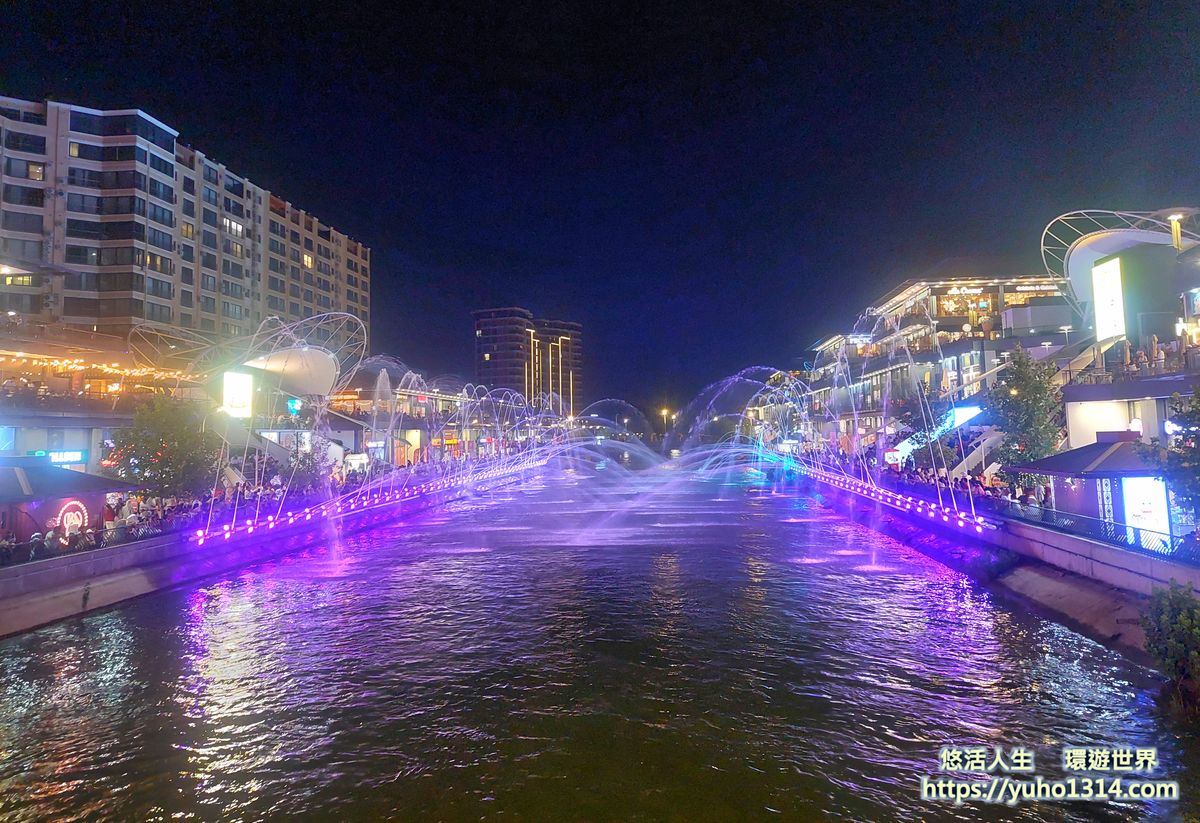 塔什干新興景點 Anhor River Mall & Promenade