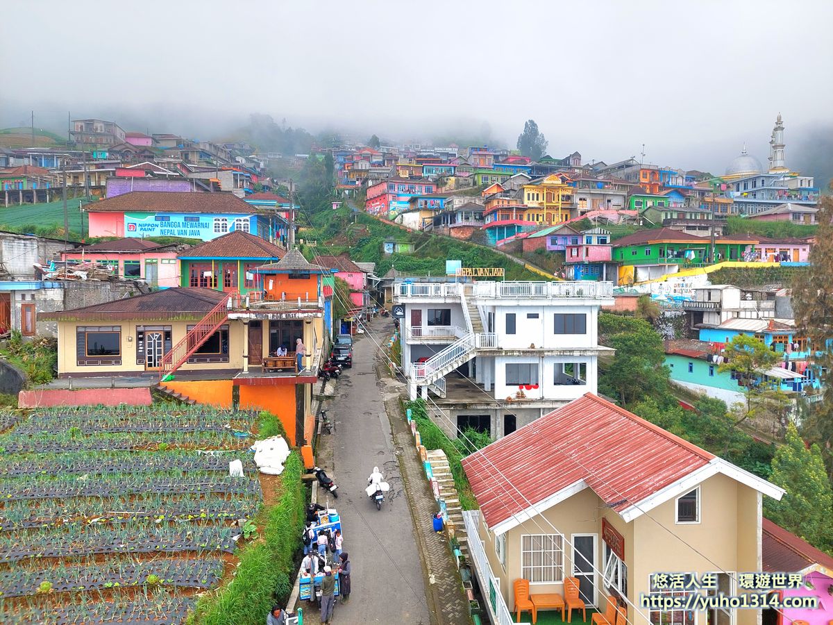 【印尼爪哇島秘境】印尼尼泊爾Nepal van Java:隱身松賓火山的絕美彩色山城交通自助攻略 - 第17張圖 馬格朗景點 Nepal van Java 最佳拍攝機位