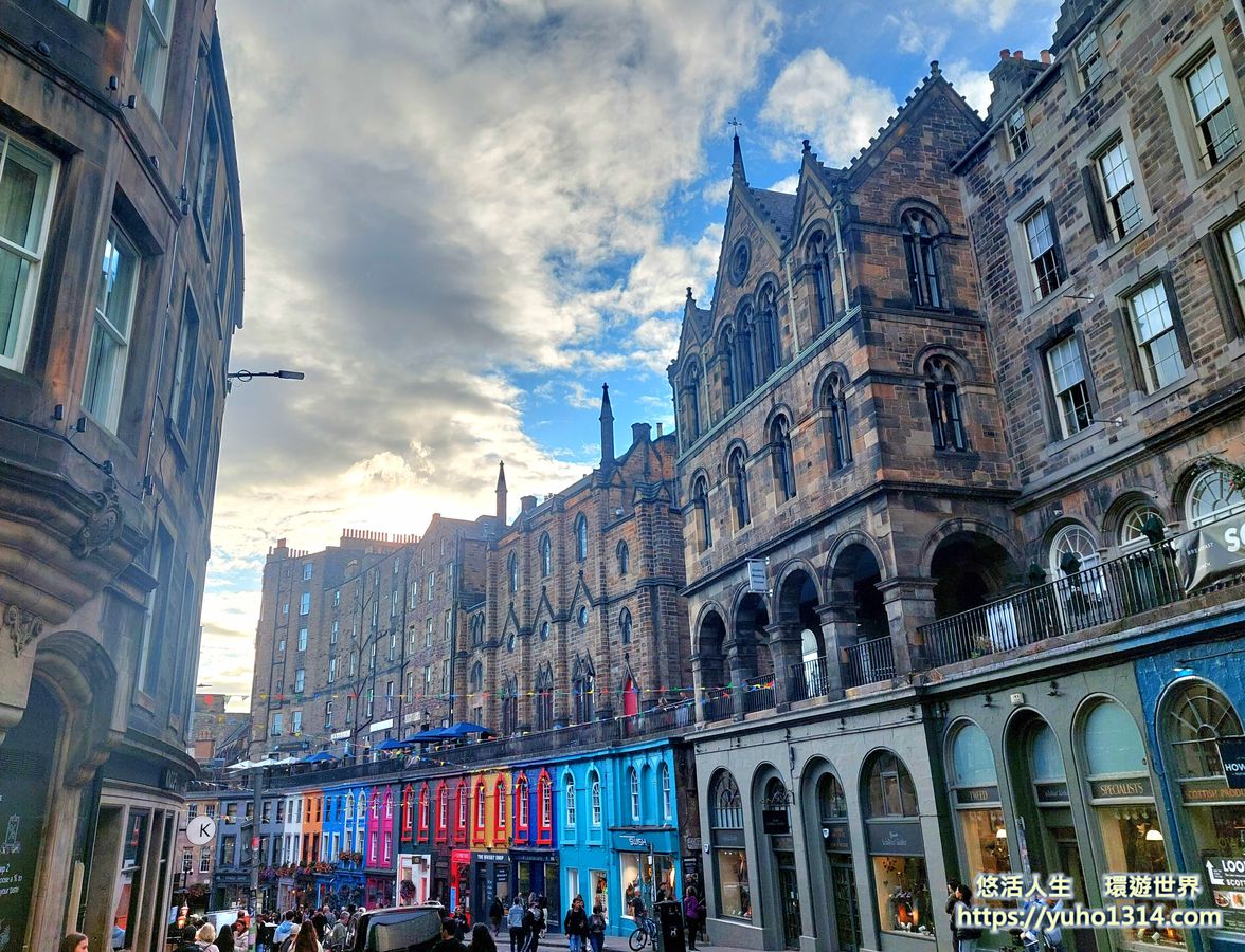 【2026英國愛丁堡Edinburgh旅遊攻略】城堡自由行景點地圖交通住宿花費全攻略 - 第14張圖 愛丁堡Victoria-St網紅打卡點 作者實拍