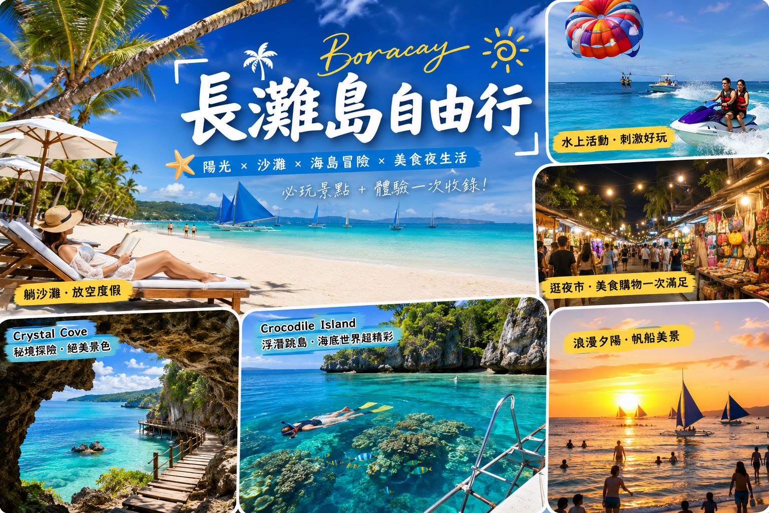【2026菲律賓自由行攻略】免簽14天新制!5天4夜花費、選島交通住宿懶人包 - 第2張圖 長灘島自由行 長灘島旅遊